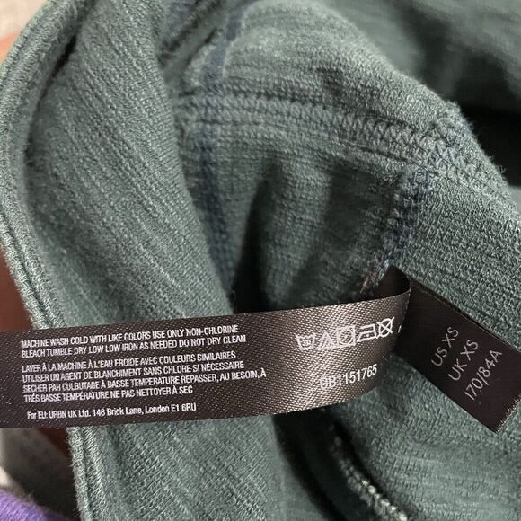 Free People Movement Ziggy Leggings Size XS Green Zippered Pockets OB115… - Picture 8 of 9